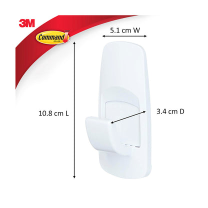 3M Command Adhesive Hook Jumbo - 1 each