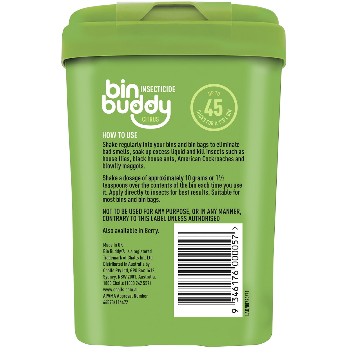 Bin Buddy Berry & Citrus 450g