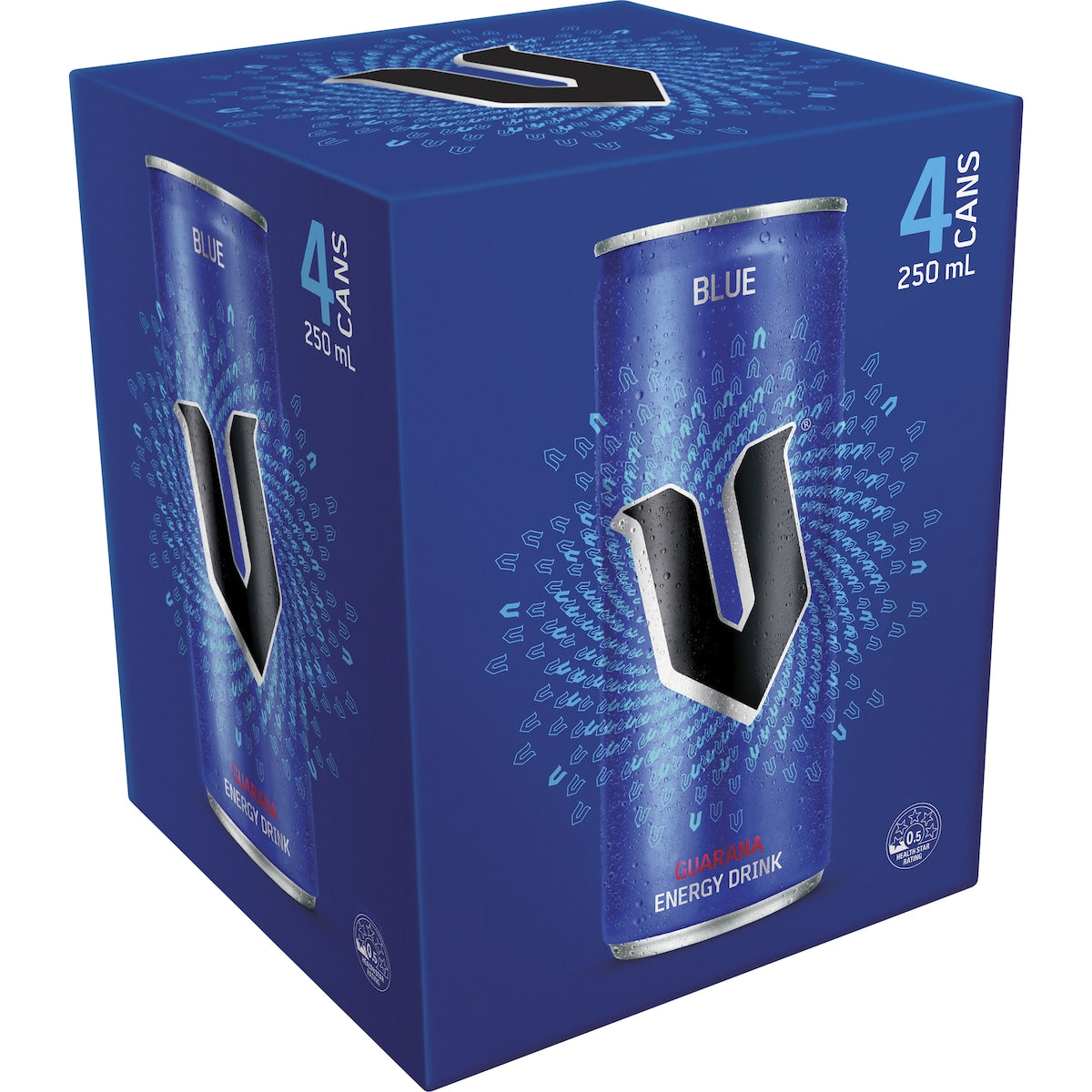 V Energy Blue 250ml X 4 Pack