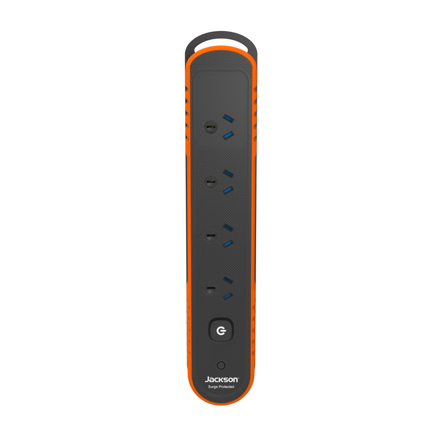 Jackson Rugged Plus Powerboard - 4 Outlet - 2m - Black