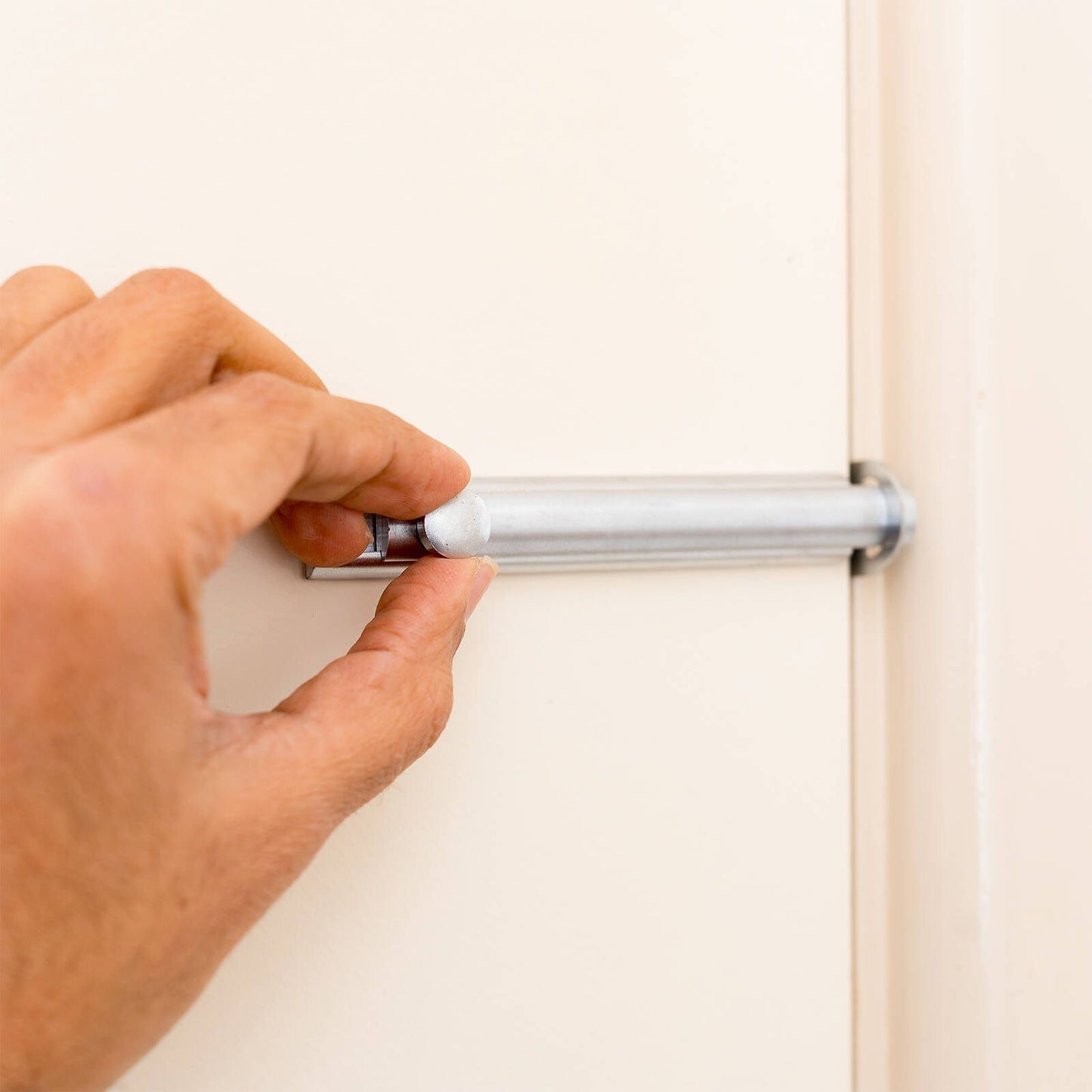 Taskmaster Surface Bolt - 100mm - Satin Chrome
