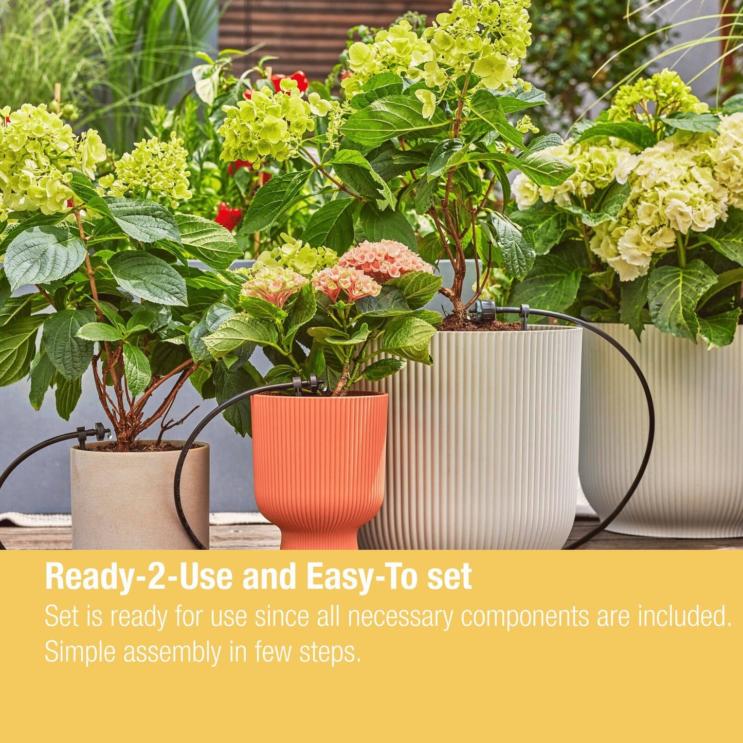Gardena Micro Irrigation Balcony Set - 15 Plants - 20m