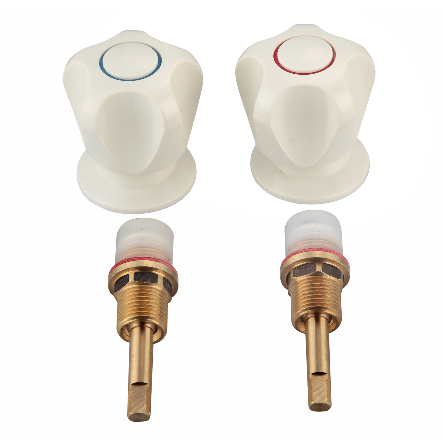 Shaw & Mason Ivory Classic Basin Top Assembly - Pair