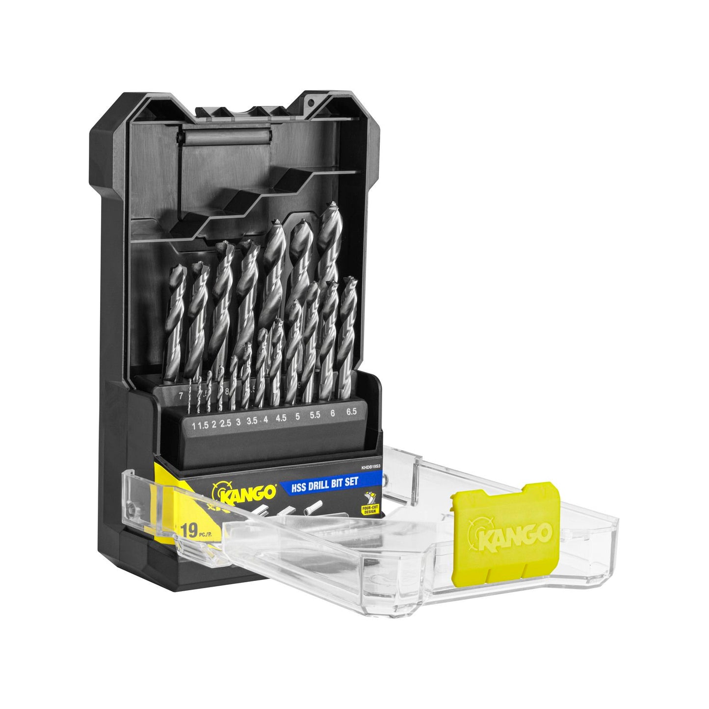 Kango HSS Drill Bit Set - 19 Piece - 1-10mm