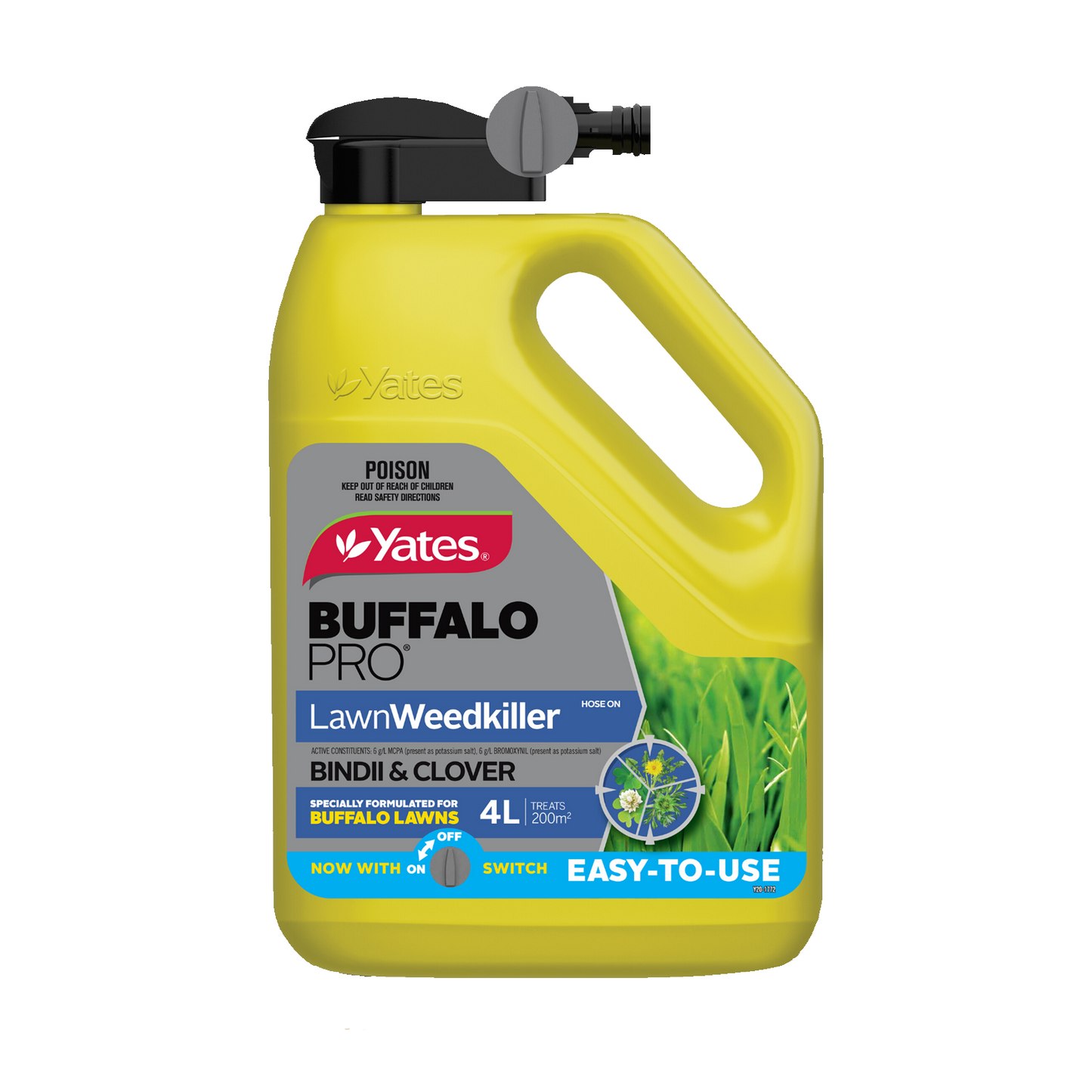 Yates Buffalopro Hose on Lawn Weed Killer - 4L