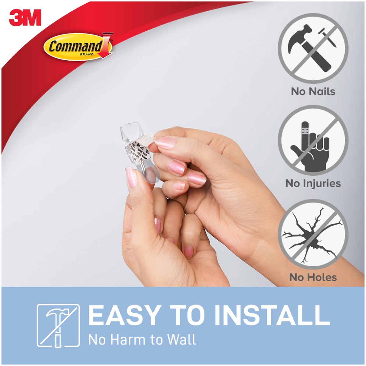 3m Command Utensil Hooks Clear Value 6 Pack