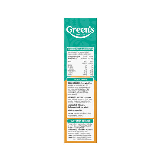 Green's Butterscotch Pudding Mix - 260g