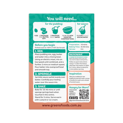 Green's Chocolate Pudding Mix - 260g