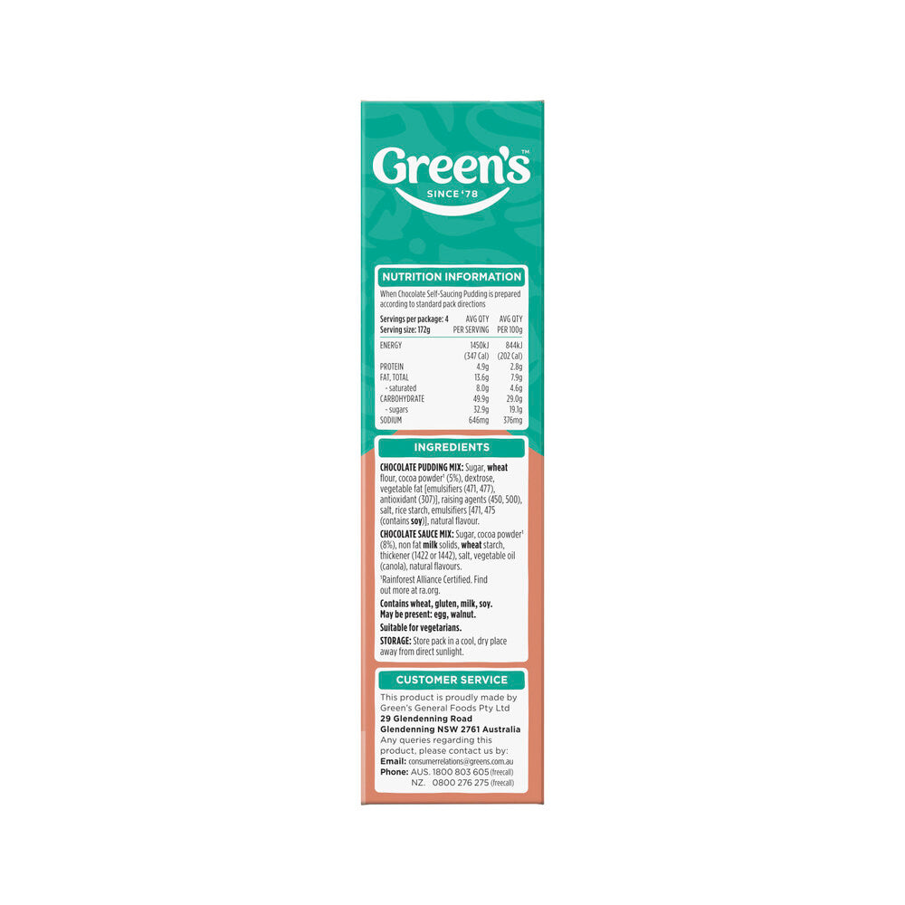 Green's Chocolate Pudding Mix - 260g