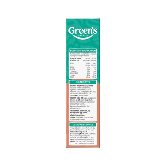 Green's Chocolate Pudding Mix - 260g