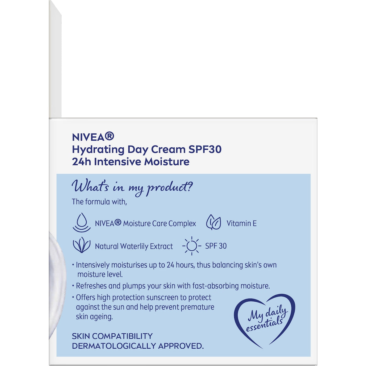 Nivea Refreshing Day Cream Face Moisturiser Spf 30 50ml