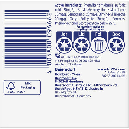 Nivea Refreshing Day Cream Face Moisturiser Spf 30 50ml