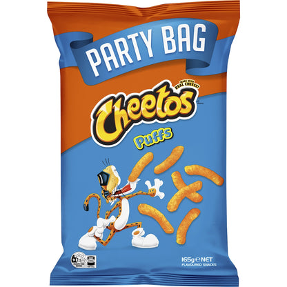 Cheetos Puffs Cheese Snacks Party Bag Share Pack 165g