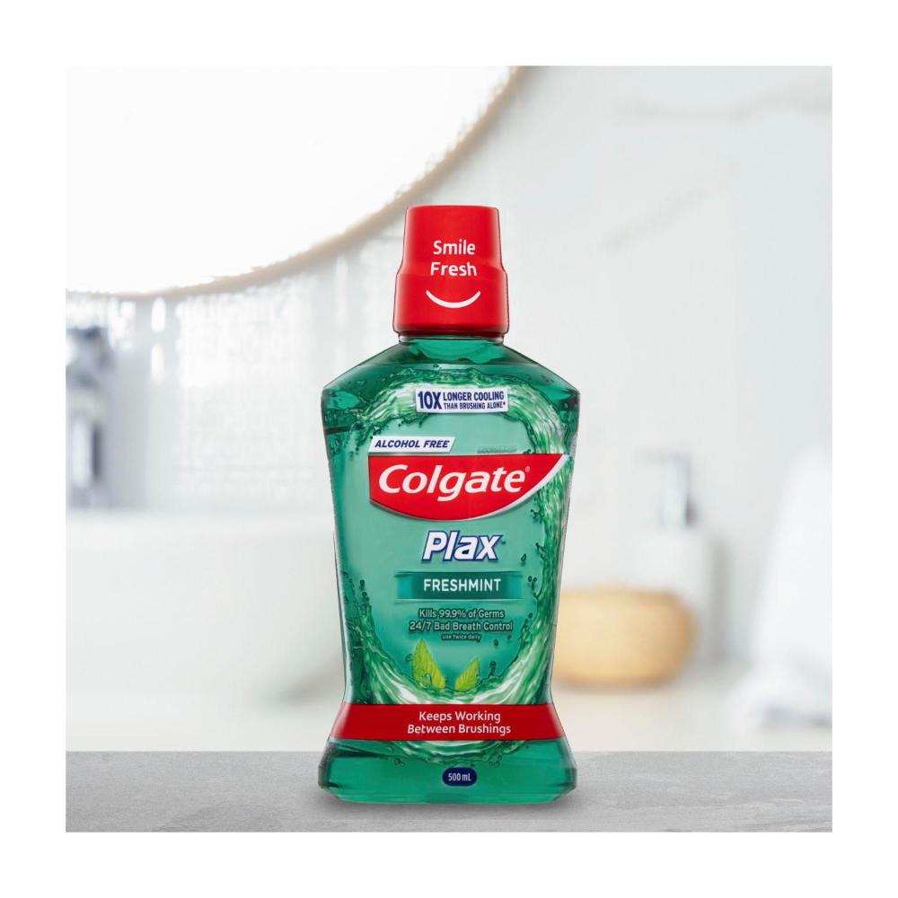 Colgate Plax Fresh Mint Mouthwash - 500mL