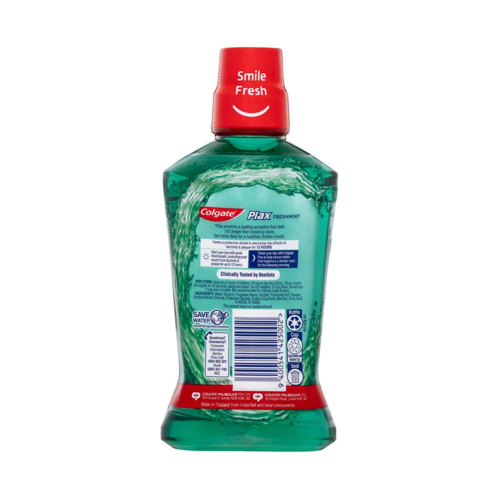 Colgate Plax Fresh Mint Mouthwash - 500mL