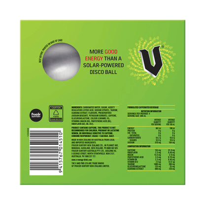 V Energy Drink Can 4x500ml - 4 pack