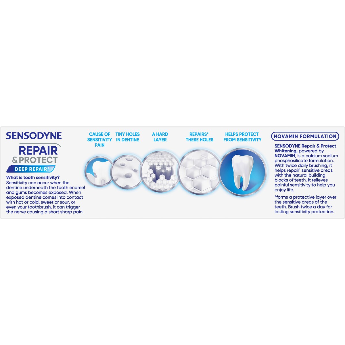 Sensodyne Repair & Protect Whitening Toothpaste For Sensitive Teeth 100g
