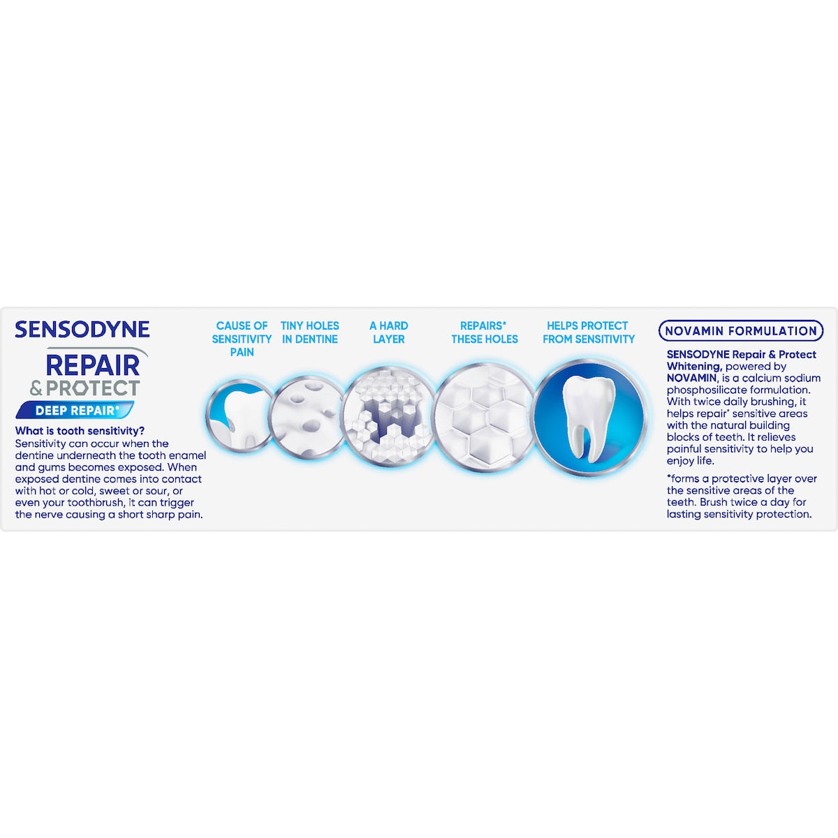 Sensodyne Repair & Protect Whitening Sensitive Toothpaste 100g
