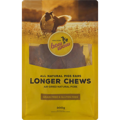 Bow Wow Treat Pig Ears Longer Chew 300g