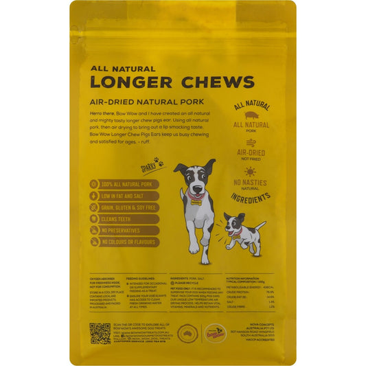 Bow Wow Treat Pig Ears Longer Chew 300g