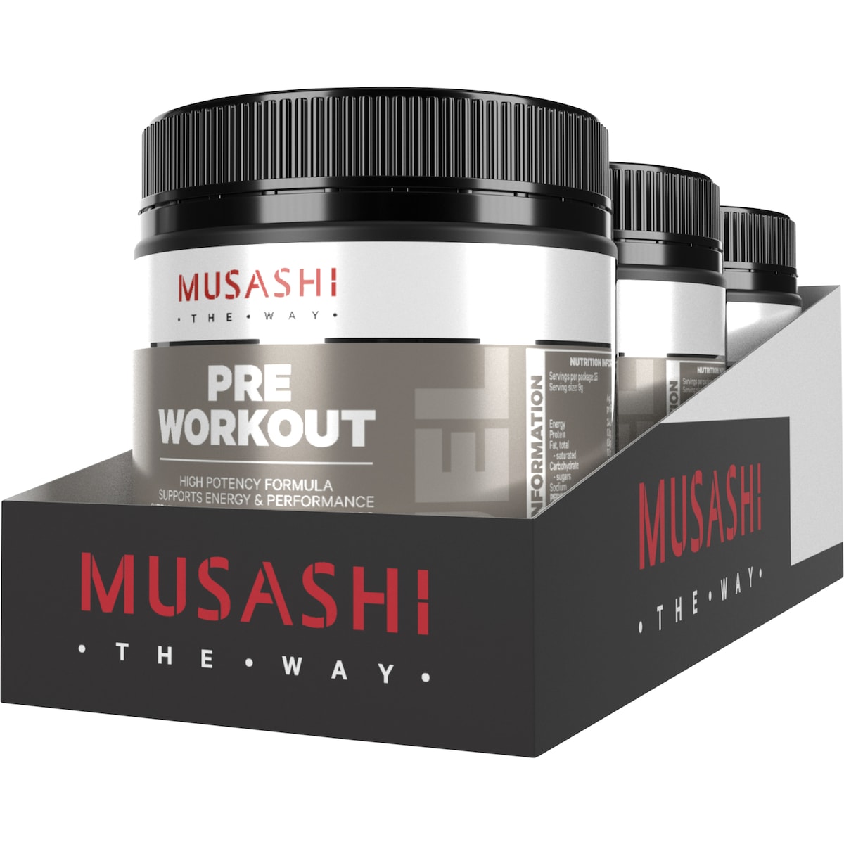 Musashi Pre Workout Powder Purple Grape 225g