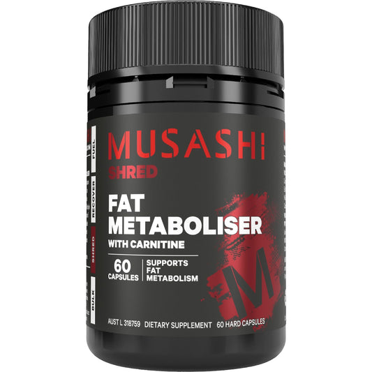 Musashi Fat Metaboliser With Carnitine 60 Pack