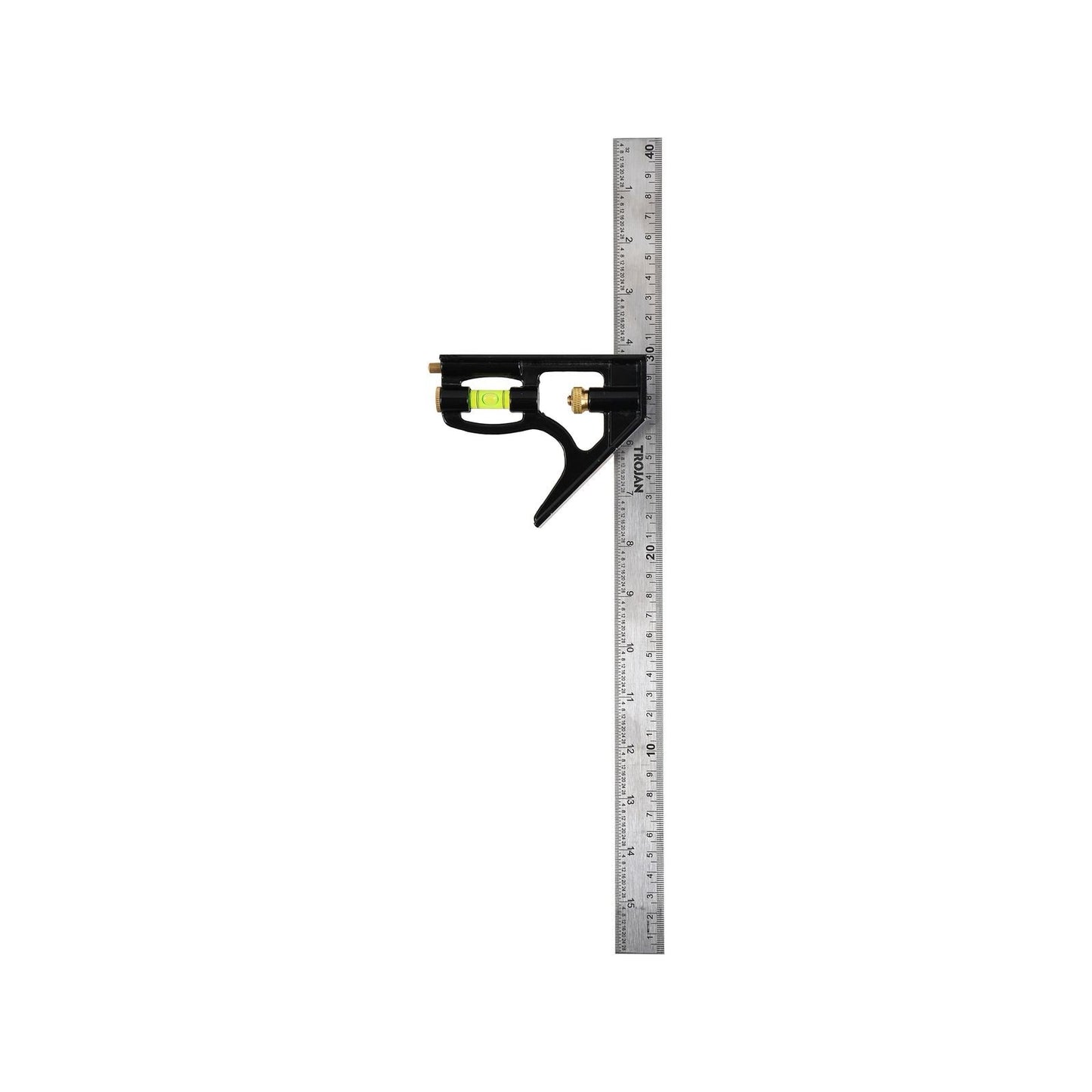 Trojan Stainless Steel Combination Square - 400mm