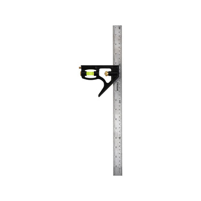 Trojan Stainless Steel Combination Square - 400mm