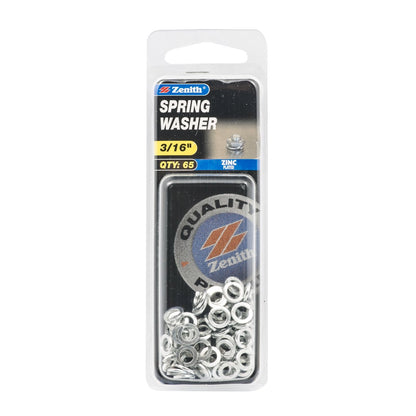 Zenith Spring Washer - 3/16" - 65 Pack