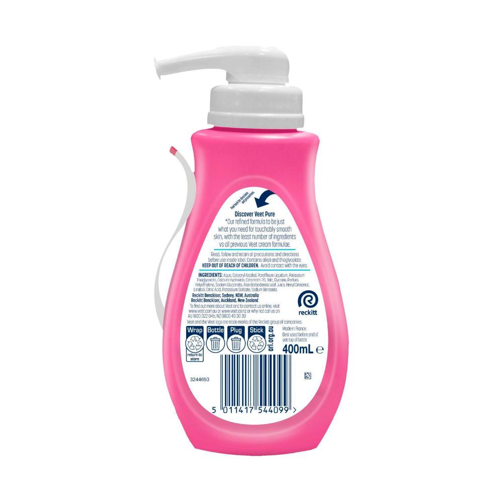 Veet Hair Removal Cream For Sensitive Skin Legs And Body - 400mL