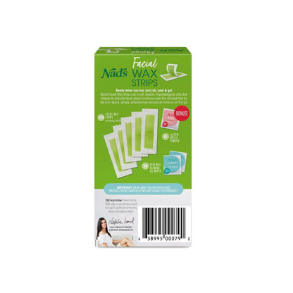 Nad's Hypoallergenic Facial Wax Strips - 20 pack