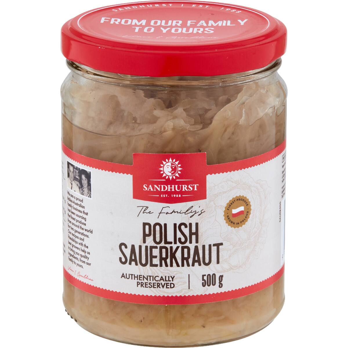 Sandhurst Sauerkraut 500g