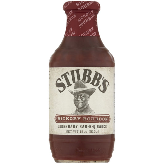 Stubbs Hickory Bourbon Bbq Sauce 510g