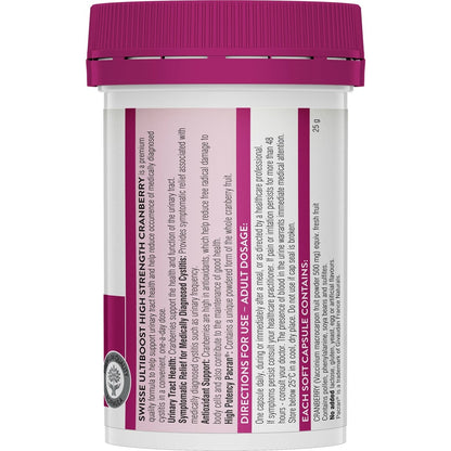Swisse Ultiboost High Strength Cranberry Capsules 30 pack
