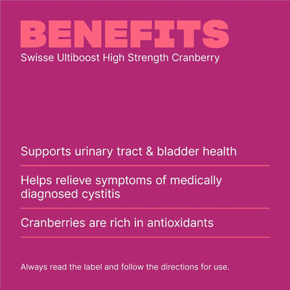 Swisse Ultiboost High Strength Cranberry Capsules 30 pack