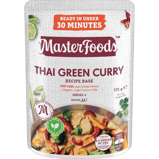 Masterfoods Thai Green Curry Recipe Base 175g