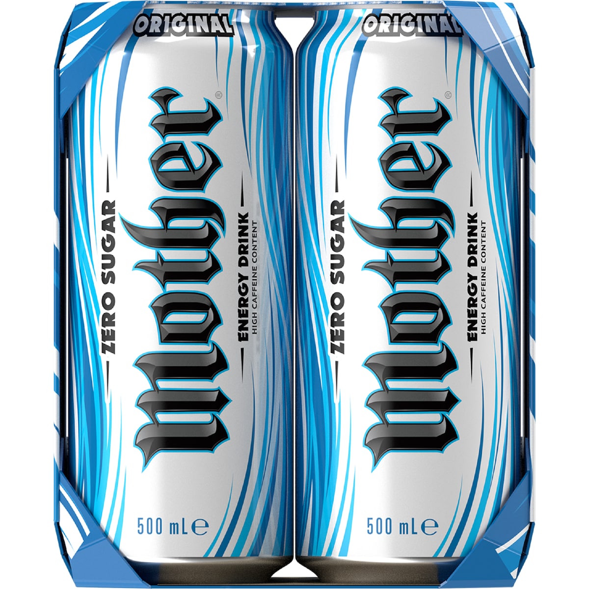 Mother Zero Sugar Original Energy Drink 500ml X 4 Pack