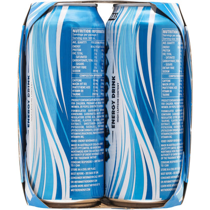 Mother Zero Sugar Original Energy Drink 500ml X 4 Pack