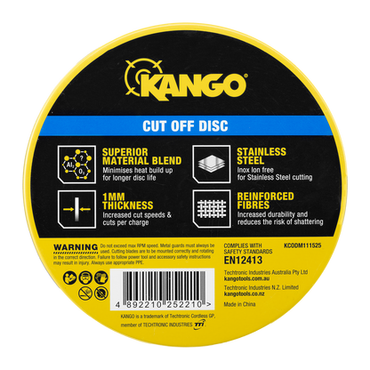 Kango Metal Cut Off Discs - 115mm - 25 Pack