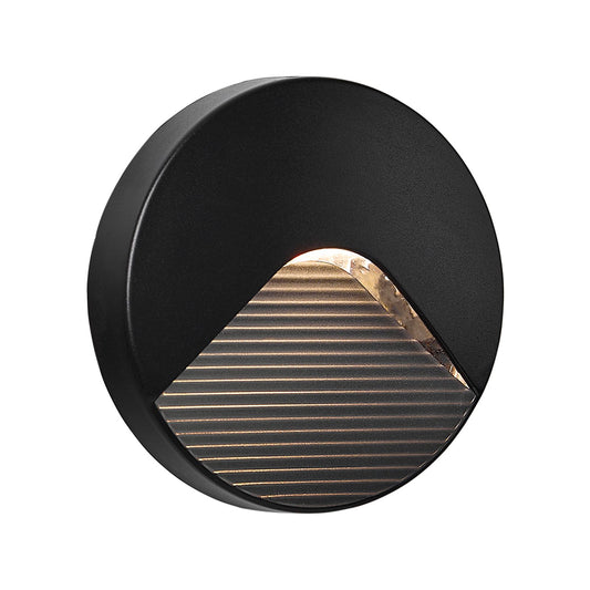 Brilliant Black Sanur Modern Wall and Step Light - 13cm