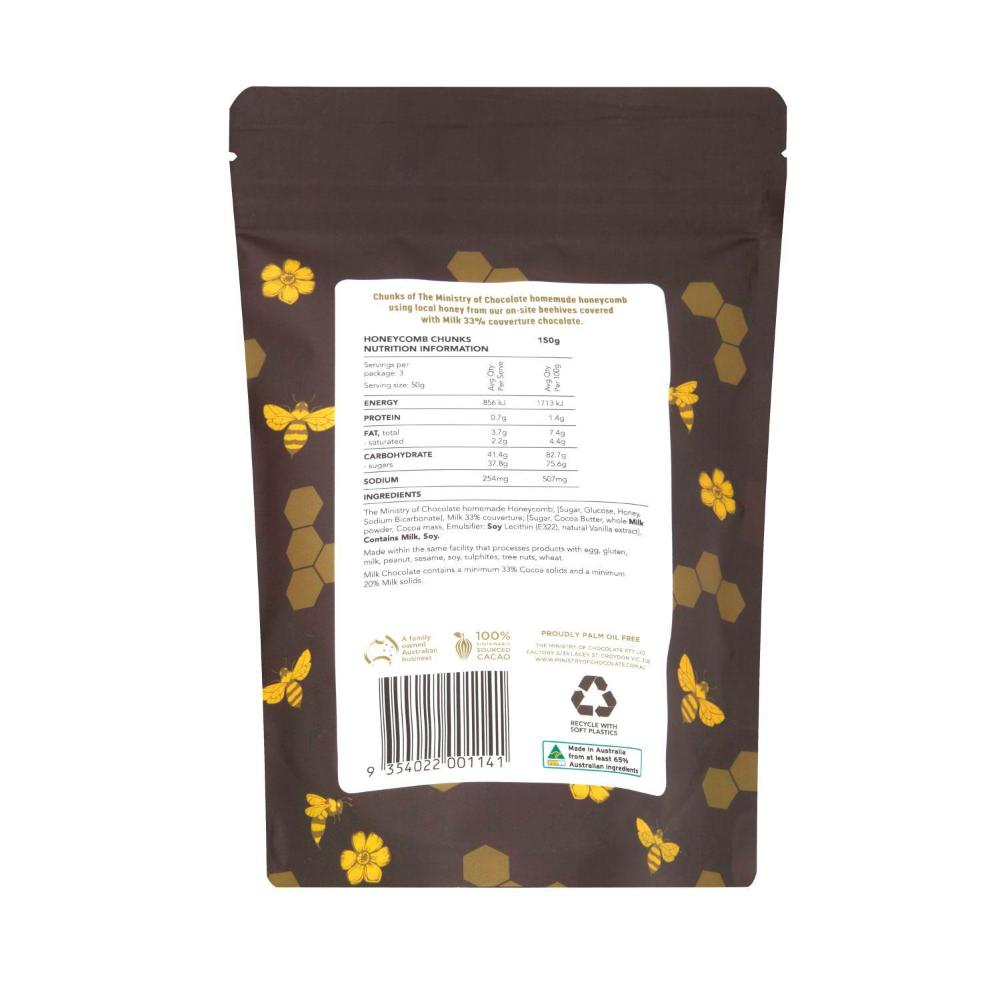 The Ministry Of Chocolate Honeycomb Chunks - 150g