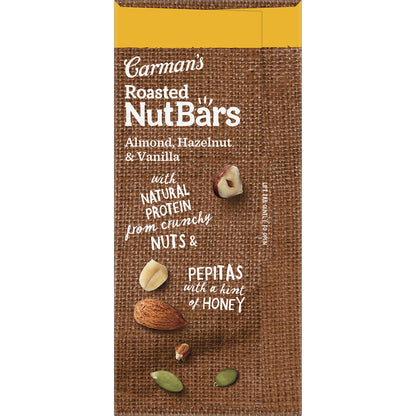 Carmans Nut Bars Almond, Hazelnut & Vanilla 10 pack