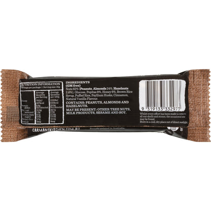 Carmans Nut Bars Almond, Hazelnut & Vanilla 10 pack