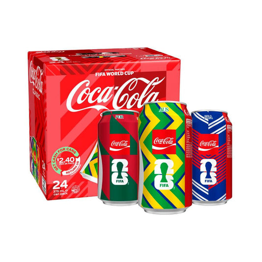 Coca-Cola assic Soft Drink Multipack Cans 24x375ml