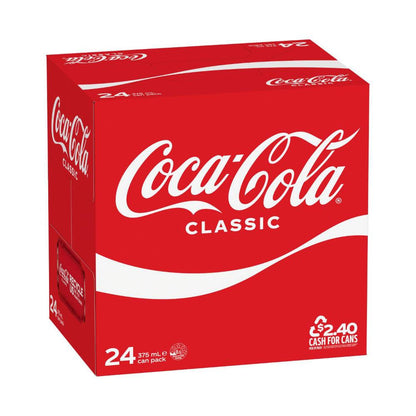 Coca-Cola assic Soft Drink Multipack Cans 24x375ml