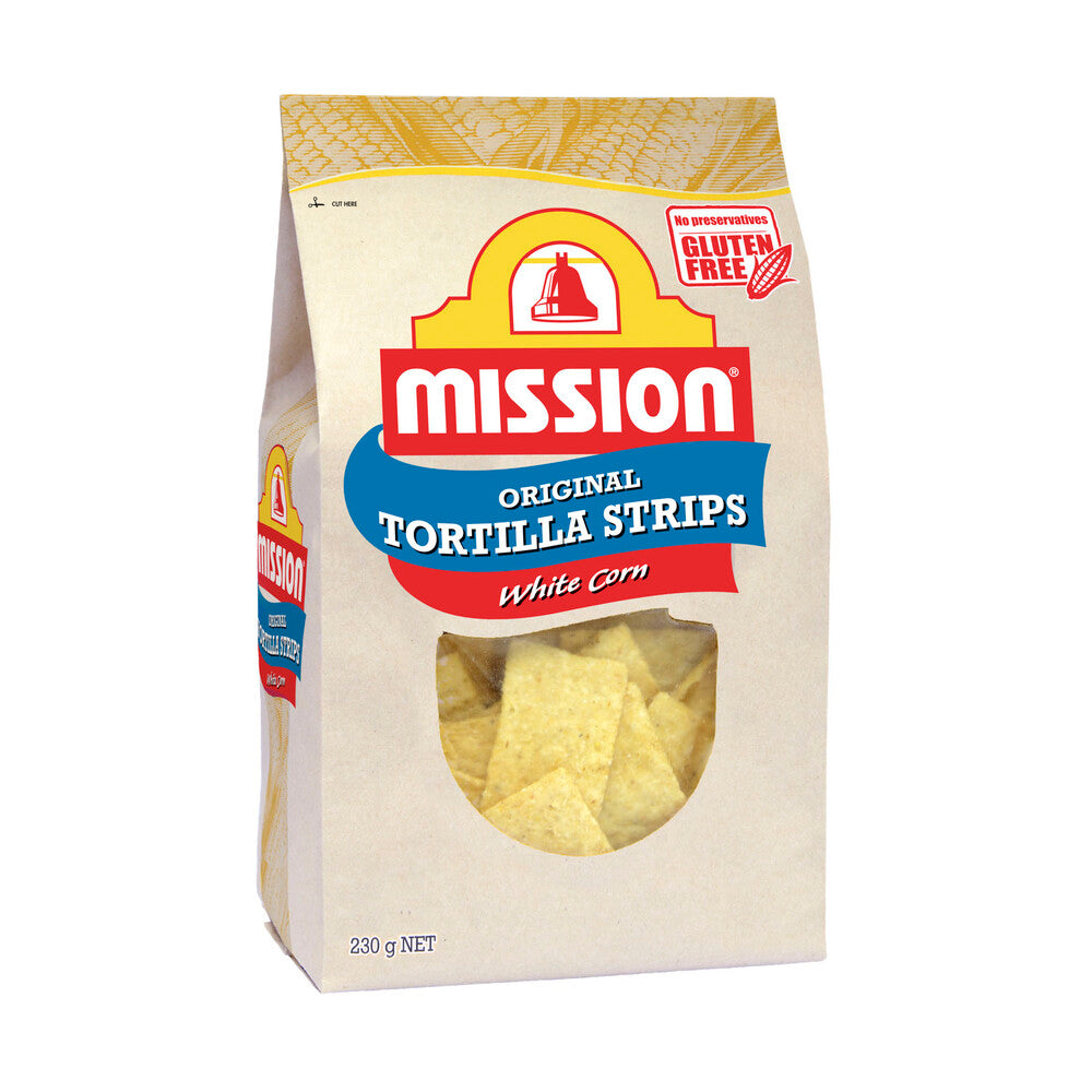 Mission Original White Corn Tortilla Strips - 230g