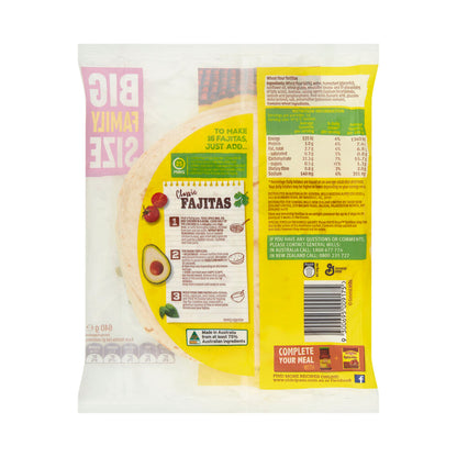 Old El Paso Family Regular Tortillas Fajita 16 Pack - 640g