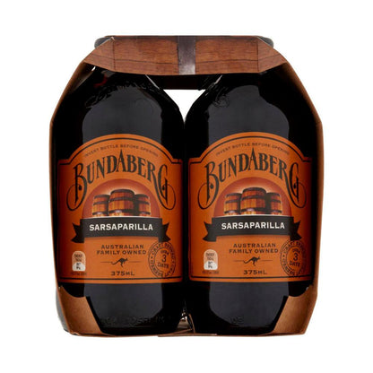 Bundaberg Brewed Drink Sarsaparilla 4x375ml