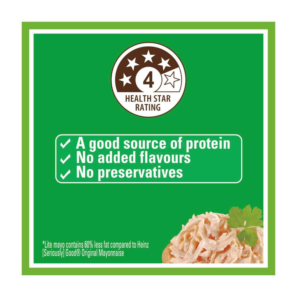 Heinz Shredded Canned Chicken Lite Mayonnaise - 85g