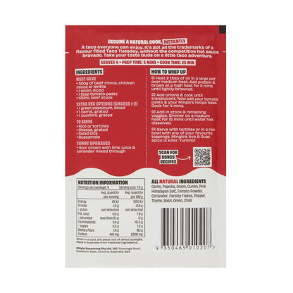 Mingle Taco Recipe Base - 30g